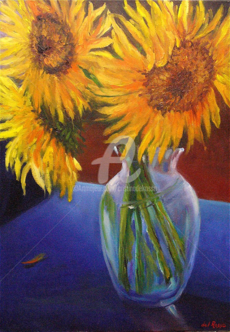 Cristina Del Rosso - Girasoles (Sunflowers) (in the vase)