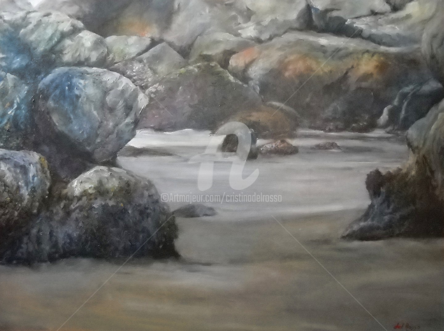Cristina Del Rosso - Mar, rocas (Sea, Rocks)
