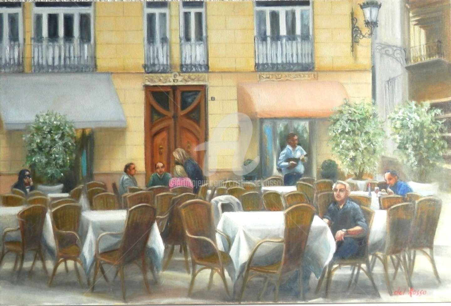 Cristina Del Rosso - La terraza del restaurante (The restaurant terrace)