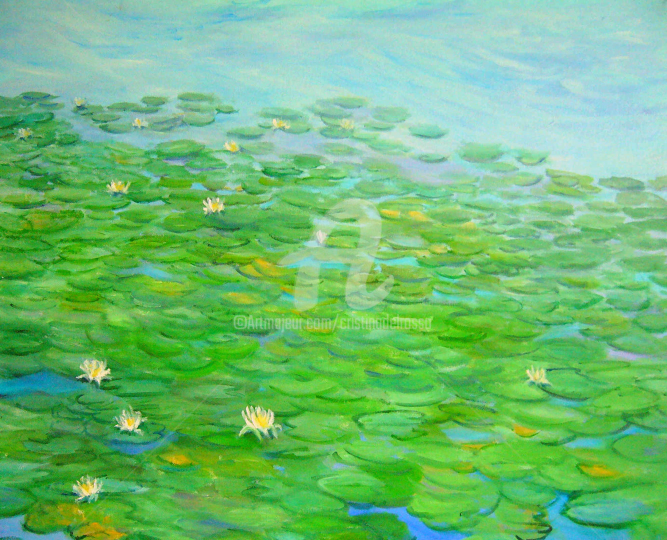 Cristina Del Rosso - Nenúfares en el Danubio (Waterlilies on the Danube)