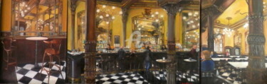 La barra del Iruña (Café Iruña Bar)